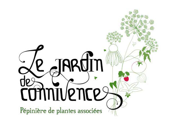 Création logo du Jardin des connivences, pépinière biologique