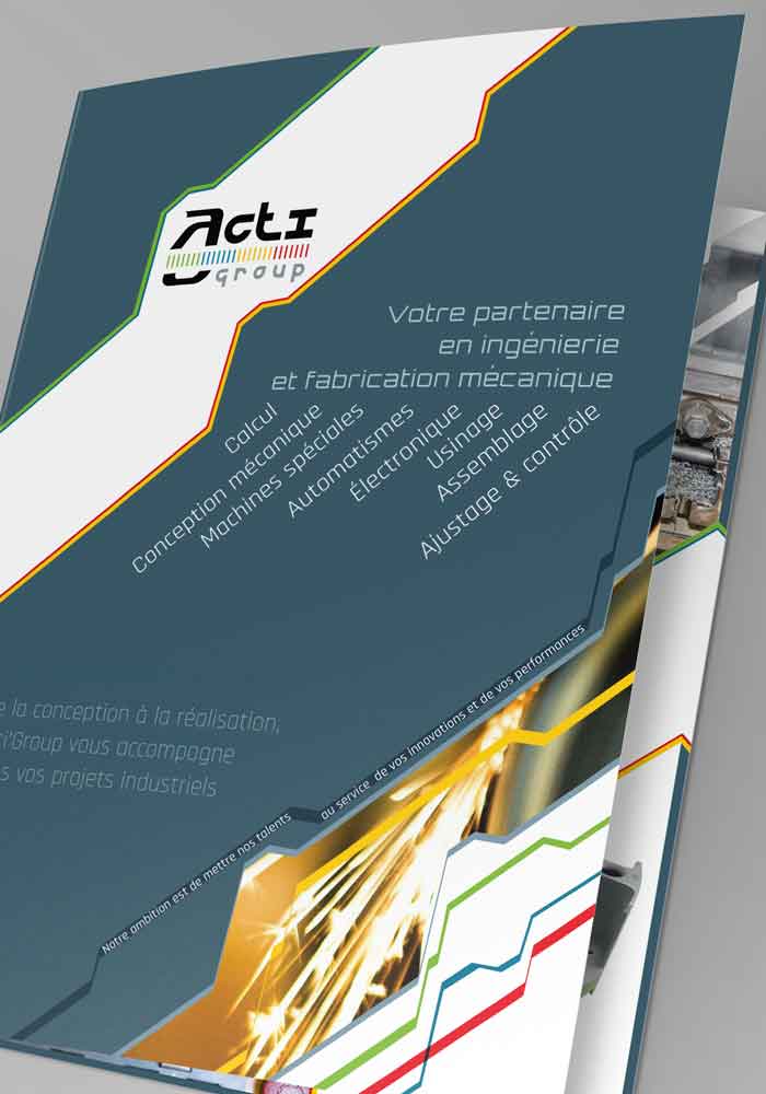 Logo & design pochettes ACTI Group