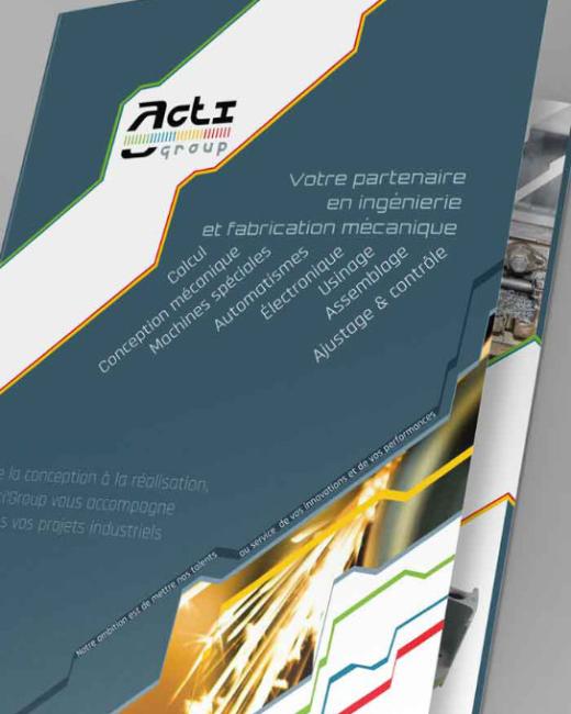 Logo & design pochettes ACTI Group
